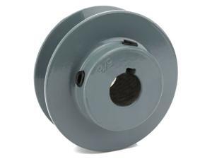 2.5" Cast Iron 5/8" Shaft Pulley Sheave Single 1 Groove V Style A Belt 4L New 2.5" Cast Iron 5/8" Shaft Pulley Sheave Single 1 Groove V Style A Belt 4L New