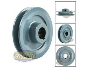 4" Cast Iron Pulley 7/8" Shaft Sheave Single 1 Groove V Style A Belt 4L New 4" Cast Iron Pulley 7/8" Shaft Sheave Single 1 Groove V Style A Belt 4L New