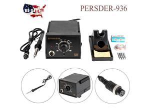 PERSDER-936 Rework Lead Soldering Ston with Iron Stand Desoldering Wire 60W PERSDER-936 Rework Lead Soldering Ston with Iron Stand Desoldering Wire 60W