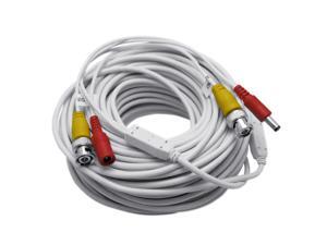 150 Feet WHITE BNC Video + DC Power Siamese Cable for CCTV Surveillance Camera 150 Feet WHITE BNC Video + DC Power Siamese Cable for CCTV Surveillance Camera