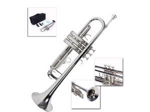 New School Student Professional Concert Brass Student Bb Trumpet Silver New School Student Professional Concert Brass Student Bb Trumpet Silver