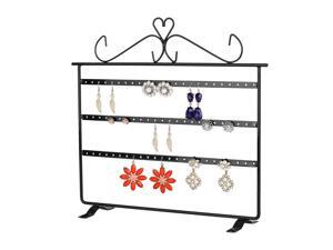 72 Holes Earring Jewelry Necklace Display Rack Metal Stand Holder Organizer US 72 Holes Earring Jewelry Necklace Display Rack Metal Stand Holder Organizer US