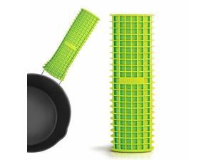 Soft Non-slip Grid Cell Handle for Most Pots Pans Handles - Green Soft Non-slip Grid Cell Handle for Most Pots Pans Handles - Green