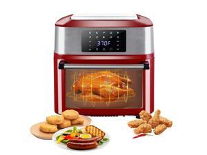 1800W 16L Capacity XL Air Fryer Oven All-In-One Dehydrator Grill Home Red 1800W 16L Capacity XL Air Fryer Oven All-In-One Dehydrator Grill Home Red