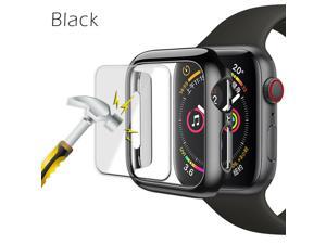 For  Watch Series 4/3/2/1 Full Bumper Cover TPU Case + Screen Protector
