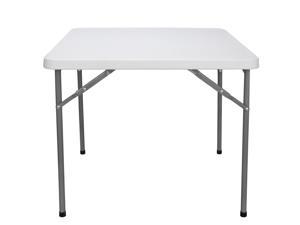 4-Person Aluminum Table Indoor Outdoor Dining Party Picnic Folded Table