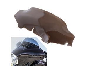 6" Smoke Motorcycle Wave Windshield Screen Fairing For Harley Touring 1996-UP 6" Smoke Motorcycle Wave Windshield Screen Fairing For Harley Touring 1996-UP