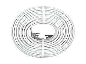 50 ft. RJ11 Modular Telephone Phone Cord Cable Line Wire - White