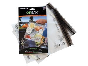 Opsak Resealable Odor Proof Storage Bags 2 Pack - 9" x 10" Opsak Resealable Odor Proof Storage Bags 2 Pack - 9" x 10"