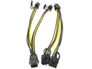 6 Pin to Dual 8 Pin PCIe Adapter Power Cables, 6 Pin to Dual PCIe 8 Pin (6+2) Graphics Card PCI Express Power Adapter Y-Splitter Extension Video Card Converter Cable, 1PCS 6 Pin to Dual 8 Pin PCIe Adapter Power Cables, 6 Pin to Dual PCIe 8 Pin (6+2) Graphics Card PCI Express Power Adapter Y-Splitter Extension Video Card Converter Cable, 1PCS