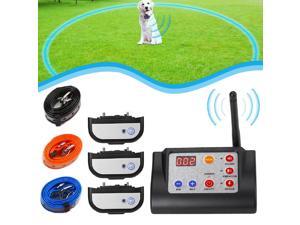 Wireless 1/2/3 Dog Containment Electric Fence Remote Training Shock Collar Wireless 1/2/3 Dog Containment Electric Fence Remote Training Shock Collar