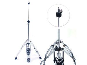 New Drum High Hat Cymbal Stand Double Braced Chrome Parts Accessories New Drum High Hat Cymbal Stand Double Braced Chrome Parts Accessories