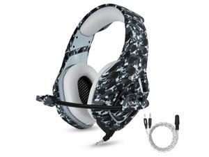 PS4 Gaming Headset Xbox One PC Headphone Camo 3.5mm Stereo Sound Earphone w Mic PS4 Gaming Headset Xbox One PC Headphone Camo 3.5mm Stereo Sound Earphone w Mic