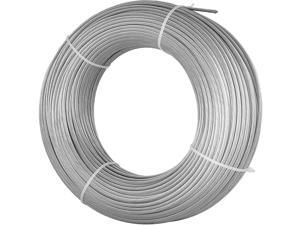 T316 Stainless Steel Cable Wire Rope,1/8",7x7,100ft Machinery Fishery Strand T316 Stainless Steel Cable Wire Rope,1/8",7x7,100ft Machinery Fishery Strand