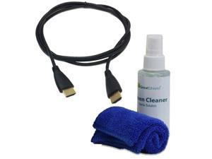 Bundle HDTV Home Theater Starter Pack 6FT HDMI Cable and Screen Cleaning Kit