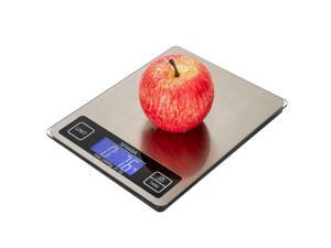 Digital Kitchen Scale 22lb/0.05 oz 10KG/1G LCD Stainless Steel Food Diet Weigh Digital Kitchen Scale 22lb/0.05 oz 10KG/1G LCD Stainless Steel Food Diet Weigh