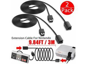 2 pcs 10ft Extension Cable Cord for Nes Mini Classic Edition Controller 2 pcs 10ft Extension Cable Cord for Nes Mini Classic Edition Controller