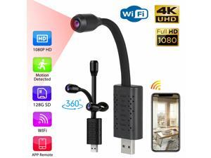 4K Mini USB IP Camera Wireless WiFi Security Camcorder HD 1080P Cam Black Smart 4K Mini USB IP Camera Wireless WiFi Security Camcorder HD 1080P Cam Black Smart