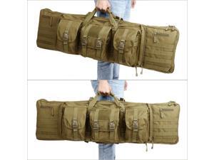 Heavy Duty Tactical Double Rifle Bag Range Padded Soft Case Backpack 36" 42" Heavy Duty Tactical Double Rifle Bag Range Padded Soft Case Backpack 36" 42"