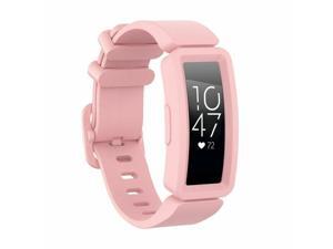 Soft Silicone Band Wistband For Inspire HR/Inspire/Ace 2 Tracker Pink Soft Silicone Band Wistband For Inspire HR/Inspire/Ace 2 Tracker Pink