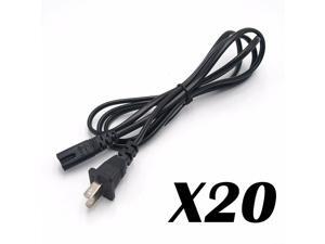 Lot 100 US 2 Prong 2Pin AC Male US Power Cord Charge Adapter 20PCS Lot 100 US 2 Prong 2Pin AC Male US Power Cord Charge Adapter 20PCS