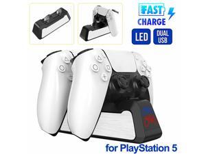 Dual Controller LED Charger Dock Ston USB Charging Stand For PS5 PlaySton5 Dual Controller LED Charger Dock Ston USB Charging Stand For PS5 PlaySton5