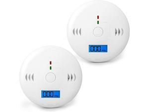 Carbon Monoxide Detector Alarm, GLBSUNION Digital Display Carbon Monoxide CO Alarm Beeps Warning for Basement Travel Home Office Kitchen Bedroom Living Room Hotel Garage, Comply with UL 2034, 2-Pack Carbon Monoxide Detector Alarm, GLBSUNION Digital Display Carbon Monoxide CO Alarm Beeps Warning for Basement Travel Home Office Kitchen Bedroom Living Room Hotel Garage, Comply with UL 2034, 2-Pack