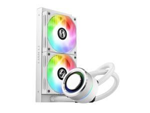 LIAN LI GALAHAD AIO 240 RGB WHITE, Dual 120mm Addressable RGB Fans AIO CPU Liquid Cooler LIAN LI GALAHAD AIO 240 RGB WHITE, Dual 120mm Addressable RGB Fans AIO CPU Liquid Cooler