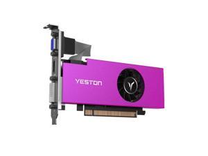 Yeston AMD Video Card Radeon RX550 4G D5 LP Gaming Graphics Card GPU, 4G/128bit/GDDR5 PCI-Express 3.0x8 DirectX 12,DVI+HDMI+VGA Desktop Graphics Card (HTPC ITX is compatible) Yeston AMD Video Card Radeon RX550 4G D5 LP Gaming Graphics Card GPU, 4G/128bit/GDDR5 PCI-Express 3.0x8 DirectX 12,DVI+HDMI+VGA Desktop Graphics Card (HTPC ITX is compatible)