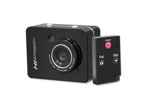 Hi Speed Sports Action Camera - HD 1080P Mini Camcorder w/ 12 MP Cam, 2.4" Touch Screen USB SD Card HDMI, Battery - Waterproof Case, USB Cable, Wireless Remote Control, Mount - PSCHD60BK (Black) Hi Speed Sports Action Camera - HD 1080P Mini Camcorder w/ 12 MP Cam, 2.4" Touch Screen USB SD Card HDMI, Battery - Waterproof Case, USB Cable, Wireless Remote Control, Mount - PSCHD60BK (Black)