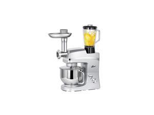Kitchen Stand Mixer, 5.5 Qt. 650W 6-Speed Electric Mixer with Stainless Steel Bowl, Pouring Shield, Beaters, Whisk, Dough Hook, Silver Kitchen Stand Mixer, 5.5 Qt. 650W 6-Speed Electric Mixer with Stainless Steel Bowl, Pouring Shield, Beaters, Whisk, Dough Hook, Silver
