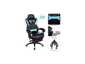Gaming Chair Racing Office - Reclining PU Leather High Back Ergonomic Adjustable Swivel Executive Computer Desk Large Size Footrest,Lumbar Cushion,Adjustable arms Cushion Gaming Chair Racing Office - Reclining PU Leather High Back Ergonomic Adjustable Swivel Executive Computer Desk Large Size Footrest,Lumbar Cushion,Adjustable arms Cushion