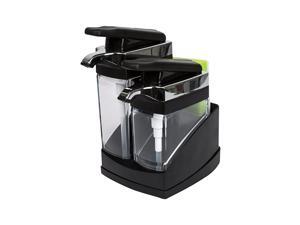 Sink Sider Duo with Sponge Black & Chrome Plating, Black Sink Sider Duo with Sponge Black & Chrome Plating, Black