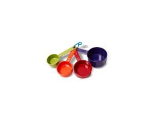 Color Measuring Cups, Mixed Colors, Set of 4 , Small -
