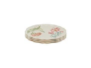 Butterfly Meadow Melamine 4pc Accent Plate, 1.90 LB, White