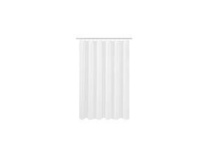 Fabric Shower Curtain Liner 69 x 70 inches, Hotel Quality, Washable, Water Resistant White Spa Bathroom Curtains with Grommets, 69x70
