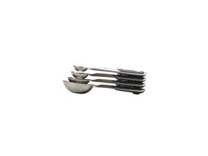 Good Grips 4 Piece Stainless Steel Measuring Spoons with Magnetic Snaps