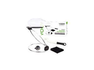 Contemporary Premium Decanter Cleaning Set with Glass Decanter, UNIQUE FOLDABLE Drying Stand, Cleaning Beads, Cleaning Brush and Microfiber Drying Cloth Contemporary Premium Decanter Cleaning Set with Glass Decanter, UNIQUE FOLDABLE Drying Stand, Cleaning Beads, Cleaning Brush and Microfiber Drying Cloth