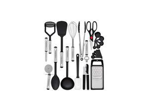 25 Kitchen Utensil Set  - Nylon Cooking Utensils - Kitchen Utensils with Spatula - Kitchen Gadgets Cookware Set - Kitchen Tool Set