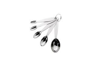 Stainless Steel Measuring Spoon Set Silver, Standard