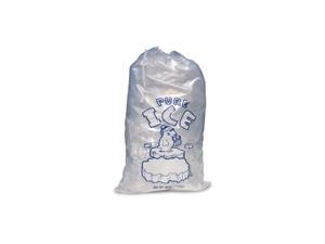 20 ea. 20lb Clear Ice Bag with Drawstring