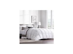 Hypoallergenic Quilted Down Alternative Hotel-Style Use Insert or Stand-Alone Comforter-for All Seasons-Corner Duvet Tabs, Oversized King, Classic White Hypoallergenic Quilted Down Alternative Hotel-Style Use Insert or Stand-Alone Comforter-for All Seasons-Corner Duvet Tabs, Oversized King, Classic White