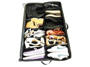 Under Bed Shoe Storage for 12 Pair of Shoes (Grey),Reinforcement Sewed Inside,Dividers Sewed Down,Thick & Clear PVC Cover,Reinforced Handles,Double Stitch Sewing Under Bed Shoe Storage for 12 Pair of Shoes (Grey),Reinforcement Sewed Inside,Dividers Sewed Down,Thick & Clear PVC Cover,Reinforced Handles,Double Stitch Sewing