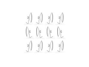 Cup Hooks, Set of 6, 2" Clear Heavy Duty Cups W/ Stainless Hook, Best for Shower, Bathroom, Kitchen, & Windows - Super Strong Pads Makes Them Perfect for Outdoor Use On Wreaths & Bird Feeders Cup Hooks, Set of 6, 2" Clear Heavy Duty Cups W/ Stainless Hook, Best for Shower, Bathroom, Kitchen, & Windows - Super Strong Pads Makes Them Perfect for Outdoor Use On Wreaths & Bird Feeders