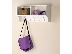 Hanging Entryway Shelf, 36 inches, White