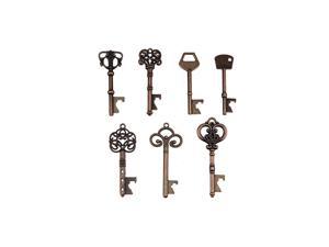 Bottle Openers - Assorted Vintage Skeleton s, Wedding Party Favors (Pack of 70, Copper)