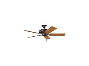 330005OBB Bentzen 52" Ceiling Fan with LED Light and Wall Control, Oil Brushed Bronze 330005OBB Bentzen 52" Ceiling Fan with LED Light and Wall Control, Oil Brushed Bronze