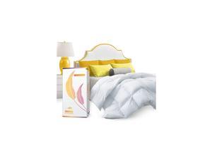 Real Luxury Down Comforter King Cali Size | 100% Egyptian Cotton 1200 TC 750+FP | White Goose Down Comforter | Corner Tabs for King Duvet Insert/Queen Duvet Insert/Twin Duvets Real Luxury Down Comforter King Cali Size | 100% Egyptian Cotton 1200 TC 750+FP | White Goose Down Comforter | Corner Tabs for King Duvet Insert/Queen Duvet Insert/Twin Duvets