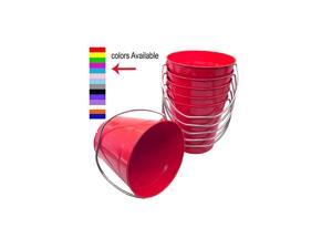 Metal Bucket 37 Quart color Red Size 75 x 75 6Pack Metal Bucket 37 Quart color Red Size 75 x 75 6Pack