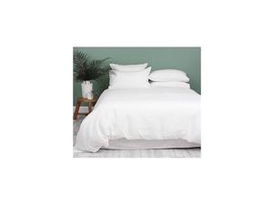 Oversized King 120 X 98 Duvet Cover Set 3 Piece with Zipper & Corner Ties 100% Egyptian Cotton 600 Thread Count Luxurious Bedding 1 Duvet Cover 2 Pillow Shams (Oversized King, White)